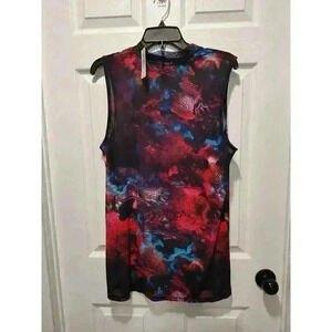 NEW Torrid Plus Sz 3X 22/24 Foxy Mesh Mock Neck Tank Top Casual Sleeveless Shirt